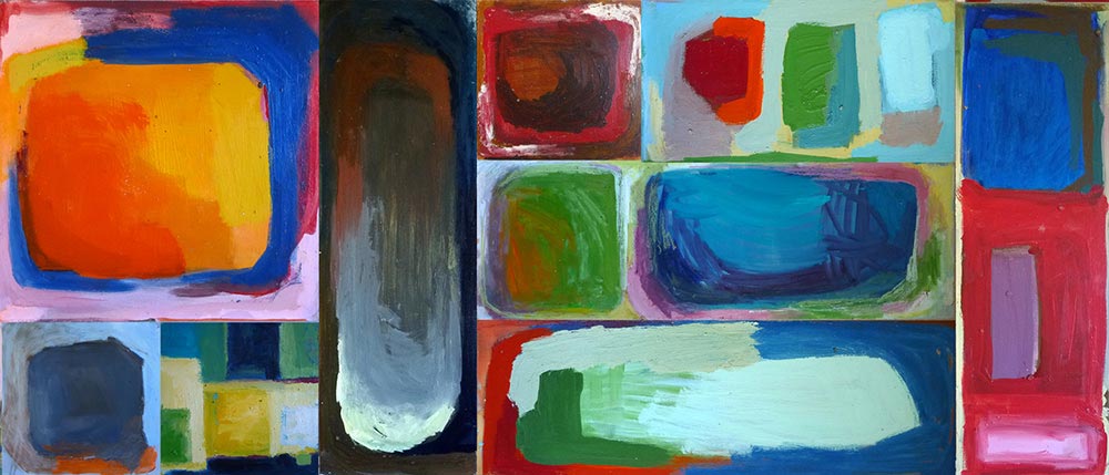 2012.  Tableau modulable support 90cmx210cm